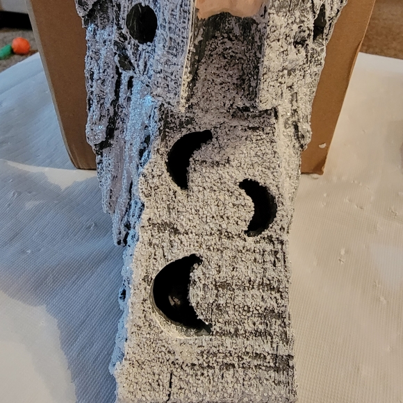 Cresent Angel Indoor Outdoor Light Statue Figurine New - Picture 4 of 8